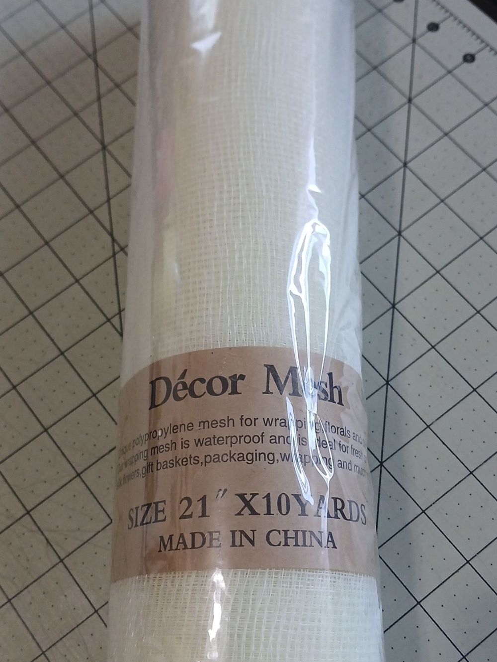 Deco Mesh - Ivory - Picture 4 of 5